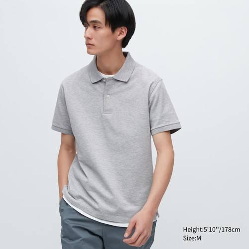 рубашка-поло из Пике DRY Серая