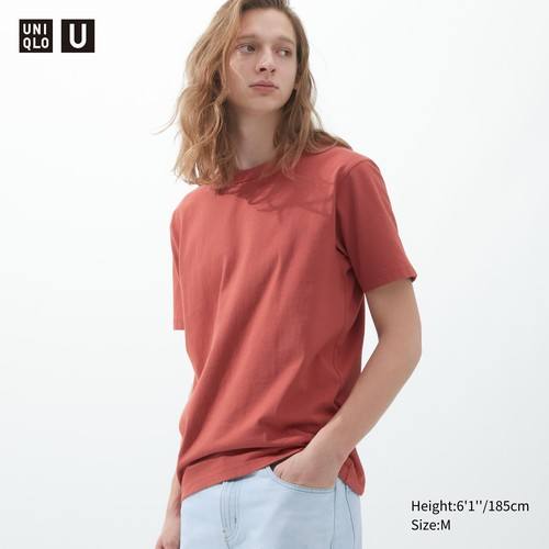 Футболка с круглым вырезом Uniqlo U Красная