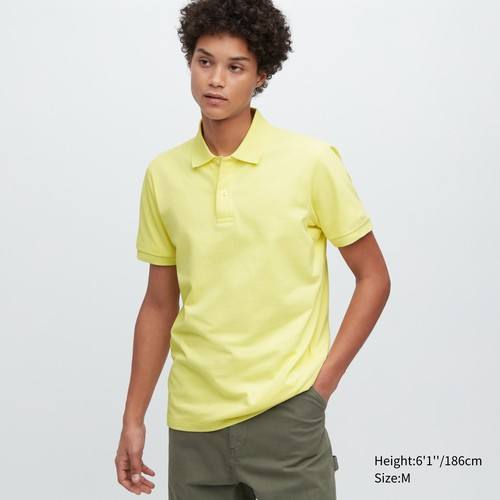 рубашка-поло из Пике DRY Желтая