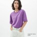 Футболка с круглым вырезом Uniqlo U Натуральная