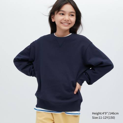 Детская Ультралегкая мягкая толстовка Темно-синего цвета