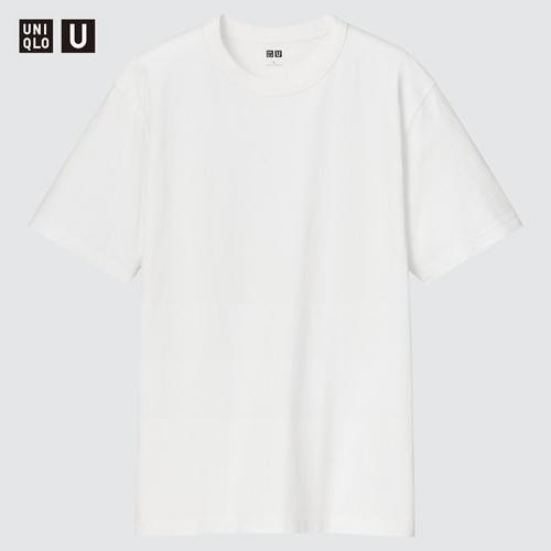 Футболка с круглым вырезом Uniqlo U Белого цвета