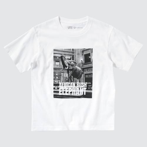 Детская футболка с графическим рисунком The Smithsonian UT Белого цвета