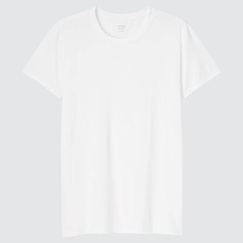 Футболка с круглым вырезом AIRism Белого цвета