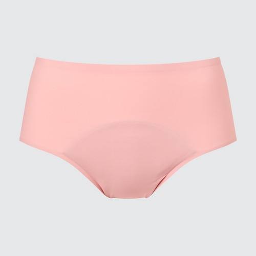 Брюки AIRism с высокой посадкой (высокая впитывающая способность) Розовая