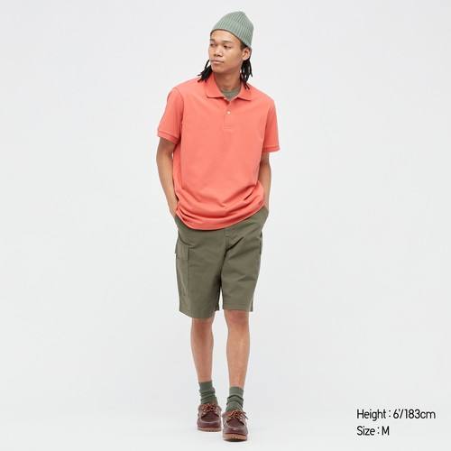 рубашка-поло из Пике DRY Оранжевая