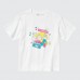 Детская футболка с графическим рисунком Sumikkogurashi UT Белого цвета