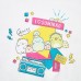 Детская футболка с графическим рисунком Sumikkogurashi UT Белого цвета