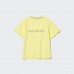 Детская футболка Ultra Stretch DRY-EX с круглым вырезом и короткими рукавами Желтая