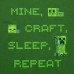 Детская футболка с графическим изображением Minecraft UT Зеленая