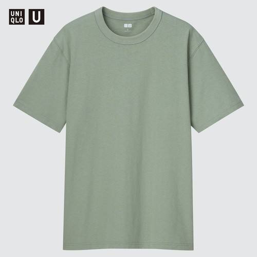Футболка с круглым вырезом Uniqlo U Зеленая
