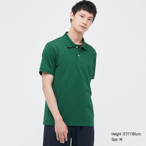 рубашка-поло из Пике DRY Зеленая