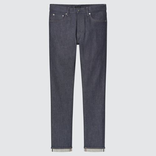 Джинсы Selvedge Stretch Slim Fit (сезон 2021) Темно-синего цвета